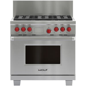Wolf 36 in. x 10 in. Riser for Dual Fuel Range, , hires