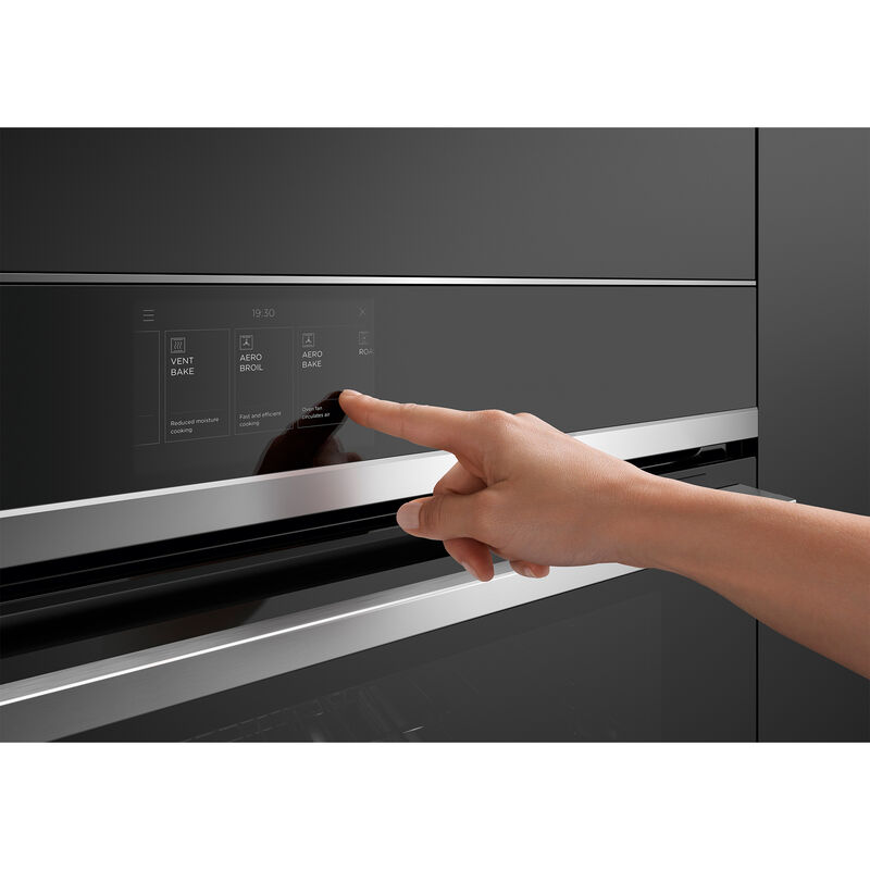 Fisher & Paykel Series 9 24 in. 3 cu. ft. Smart Electric Single Wall Oven with Standard Convection - Stainless Steel, , hires