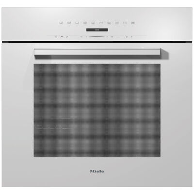 Miele VitroLine Series 30 in. 4.6 cu. ft. Electric Smart Wall Oven with Standard Convection & Self Clean - White | H7280BPBW