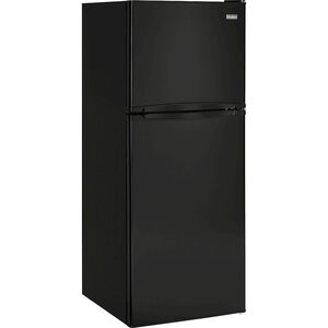 Haier 24 in. 9.8 cu. ft. Counter Depth Top Freezer Refrigerator - Black, Black, hires