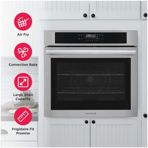 Frigidaire 30 in. 5.3 cu. ft. Electric Single Wall Oven with Standard Convection - Stainless Steel, , hires