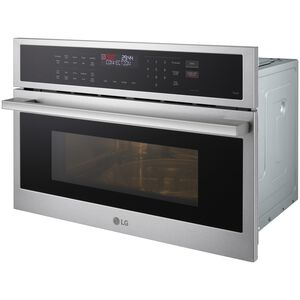 LG 30 in. 1.7 cu. ft. Smart Speed Electric Single Wall Oven with Standard Convection & Sensor Cooking - Stainless Steel, , hires