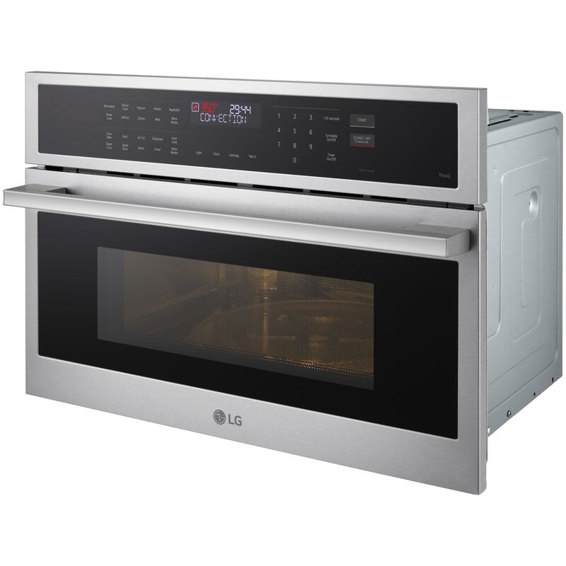 LG 30 in. 1.7 cu. ft. Smart Speed Electric Single Wall Oven with Standard Convection & Sensor Cooking - Stainless Steel, , hires