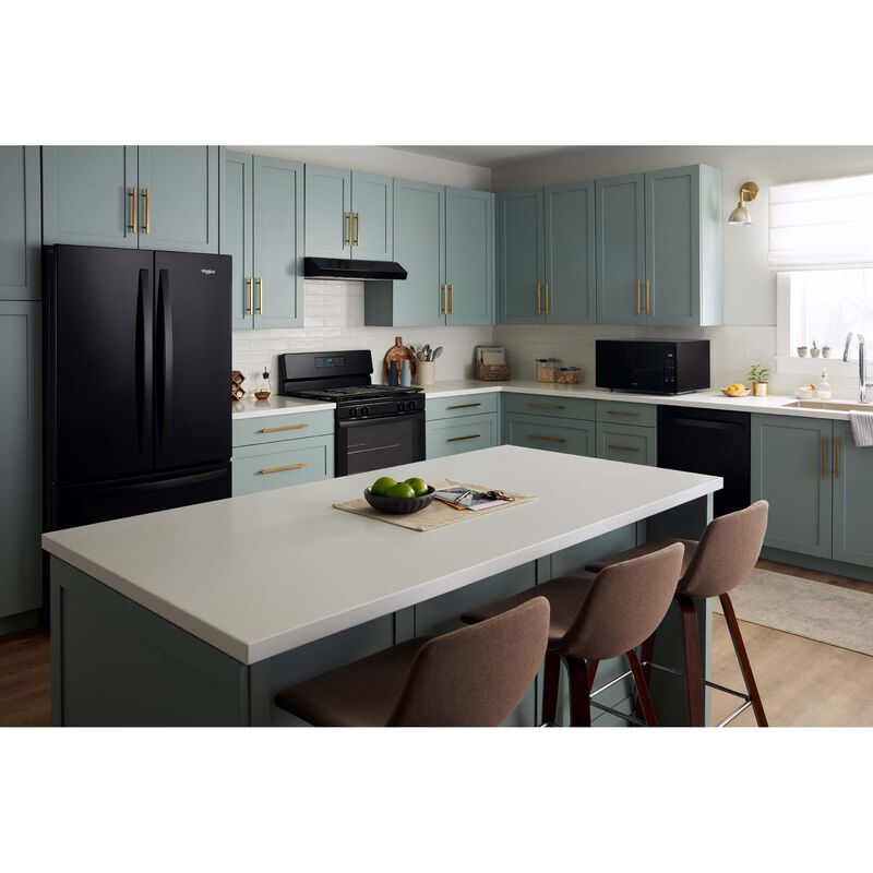 Whirlpool 25 in. 2.2 cu. ft. 1200W Countertop Microwave with Sensor Cooking - Black, , hires