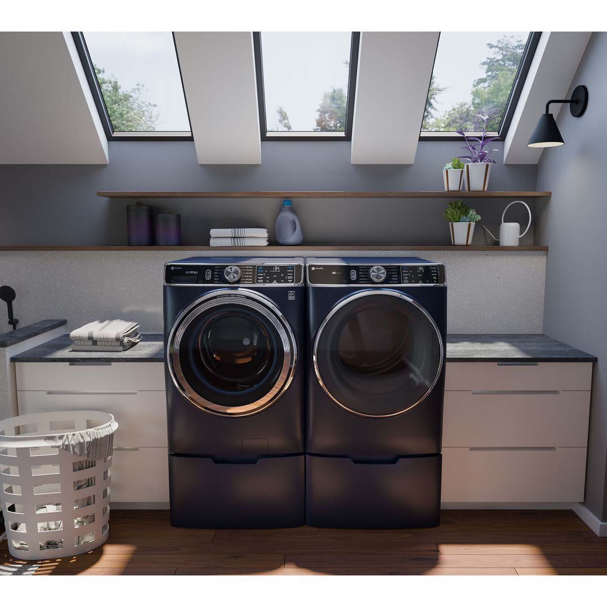 Colored washer and dryer combo discount