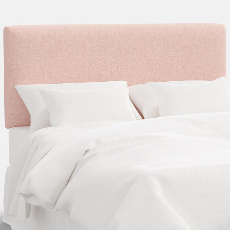 Skyline Furniture Zuma Fabric Twin Size Headboard - Rosequartz, Rose, hires