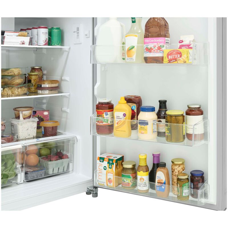 Frigidaire 30 in. 21.6 cu. ft. Garage-Ready Top Freezer Refrigerator - Fingerprint Resistant Stainless Steel Look, , hires