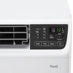 LG 12,000 BTU 115V Smart Energy Star Window/Wall Air Conditioner with Dual Inverter, 3 Fan Speeds, Sleep Mode & Remote Control - White, , hires