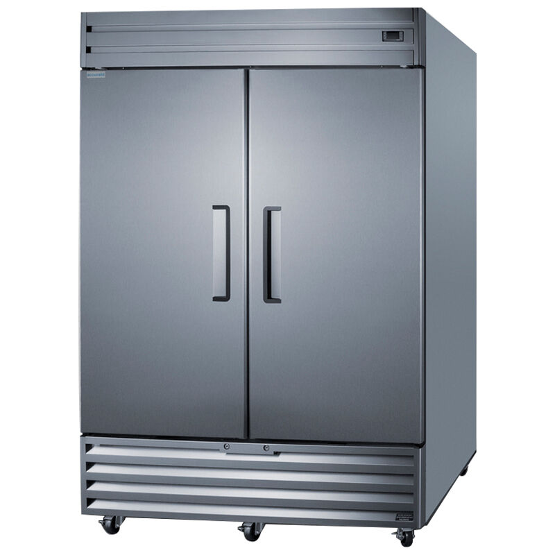 Summit Accucold 54 in. 38.5 cu. ft. Upright Freezer with Adjustable Shelves & Digital Control - Stainless Steel, , hires
