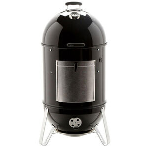 Weber Smokey Mountain 22 in. 2-Rack Charcoal Smoker with Built-In Thermometer - Black, , hires