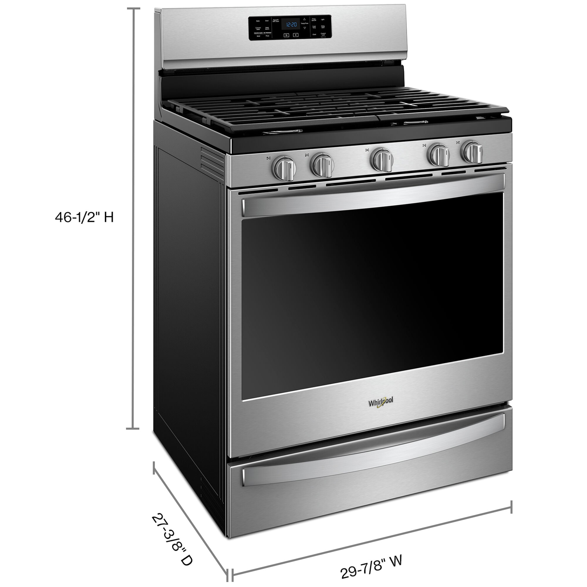 Whirlpool stove convection sales oven