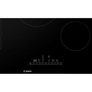 Bosch 800 Series 30 in. 4-Burner Electric Cooktop with Simmer Burner & Power Burner - Black, , hires