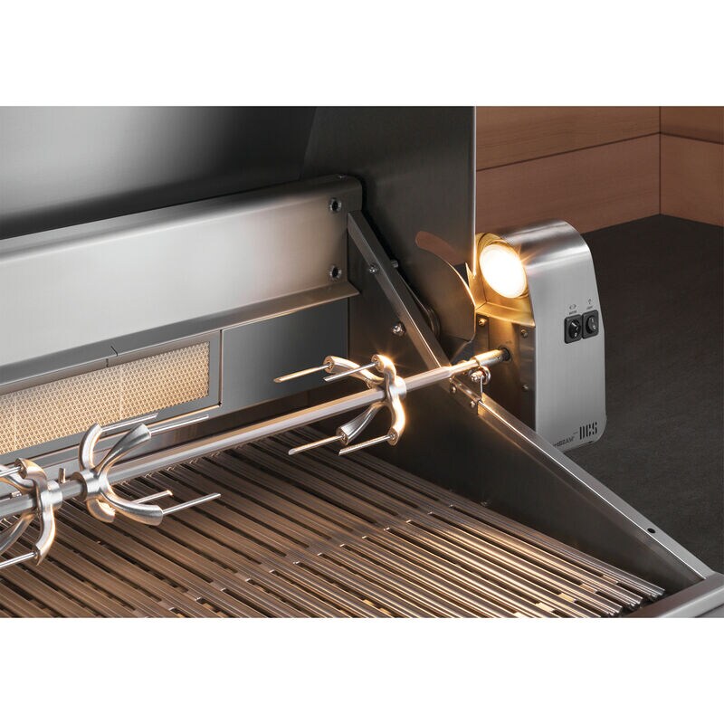 DCS Series 9 48 in. 3-Burner Built-In Natural Gas Grill with Rotisserie, Sear Burner & Smoke Box - Stainless Steel, , hires