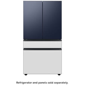 Samsung BESPOKE 4-Door French Door Middle Panel for Refrigerators - White Glass, , hires