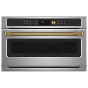 Cafe 30 in. Handle & Knob Kit - Brushed Brass, , hires