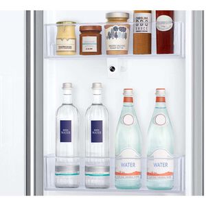 Samsung 36 in. 21.5 cu. ft. Smart Counter Depth Side by Side Refrigerator with Ice & Water Dispenser - Stainless Steel, Stainless Steel, hires