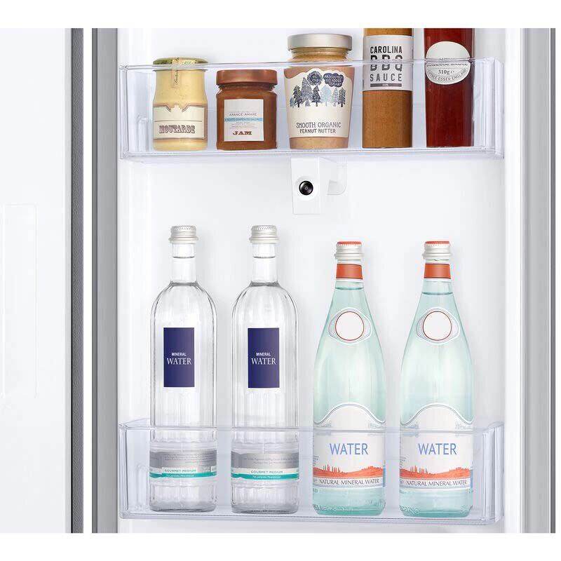 Samsung 36 in. 21.5 cu. ft. Smart Counter Depth Side by Side Refrigerator with Ice & Water Dispenser - Stainless Steel, Stainless Steel, hires