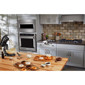 Whirlpool 22 in. Built-In Low Profile Standard Trim Kit for Microwaves - Stainless Steel, , hires