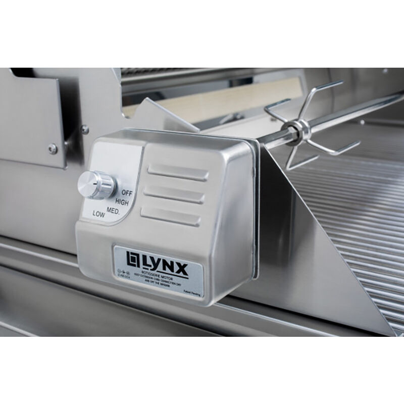 Lynx Professional 36 in. 3-Burner Built-In Natural Gas Grill with Rotisserie & Smoker Box - Stainless Steel, , hires