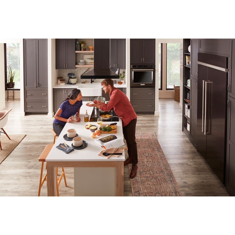 KitchenAid 36 in. 5-Burner Induction Cooktop with Simmer Burner & Power Burner - Black, , hires