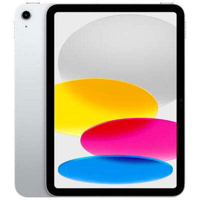Apple 10.9" iPad (2022, Gen 10), Wi-Fi, 256GB, Silver | MPQ83LL/A
