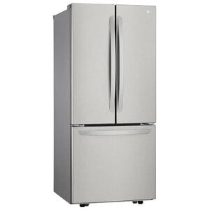 LG 30 in. 21.8 cu. ft. French Door Refrigerator with Ice Maker - Stainless Steel, Stainless Steel, hires