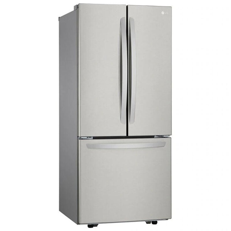 LG 30 in. 21.8 cu. ft. French Door Refrigerator with Ice Maker - Stainless Steel, Stainless Steel, hires