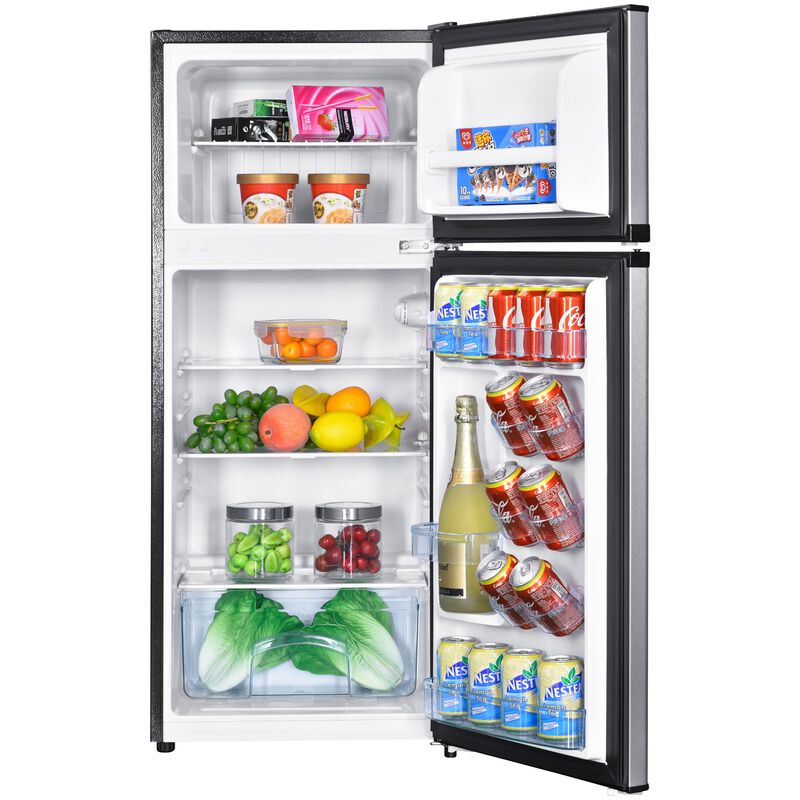 Avanti 19 in. 4.5 cu. ft. Mini Fridge with Top Freezer - Stainless Steel, , hires