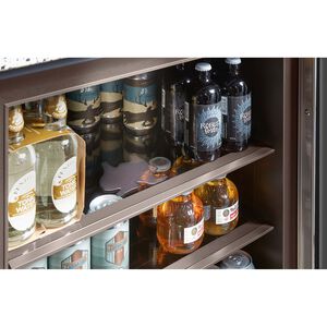 Sub-Zero Designer Series 24 in. 5.5 cu. ft. Built-In Undercounter Beverage Center with Adjustable Shelves & Digital Control Left Hinged - Custom Panel Ready, , hires