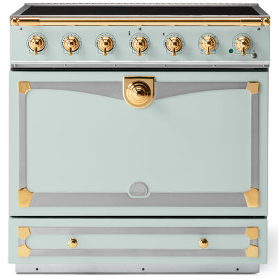 La Cornue Cornufe Series 36 in. 3.8 cu. ft. Dual Convection Electric Range with 5 Induction Burners - Tapestry | C9AF-I