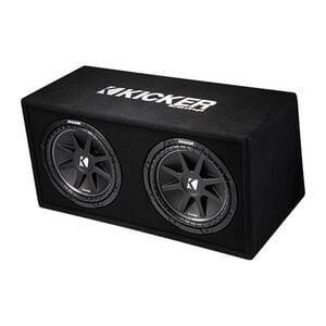 Kicker Dual 12" 2 Ohm Ported Subwoofer Box, , hires