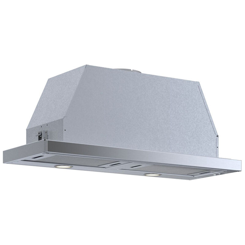 Bosch 500 Series 36 in. Slide-Out Style Range Hood with 3 Speed Settings, 500 CFM, Convertible Venting & 2 Halogen Lights - Stainless Steel, , hires