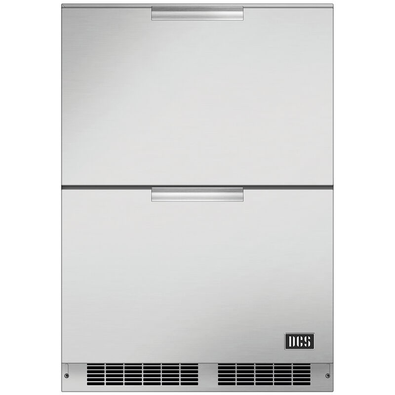 DCS 24 in. 5 cu. ft. Outdoor Double Refrigerator Drawers - Stainless Steel, , hires