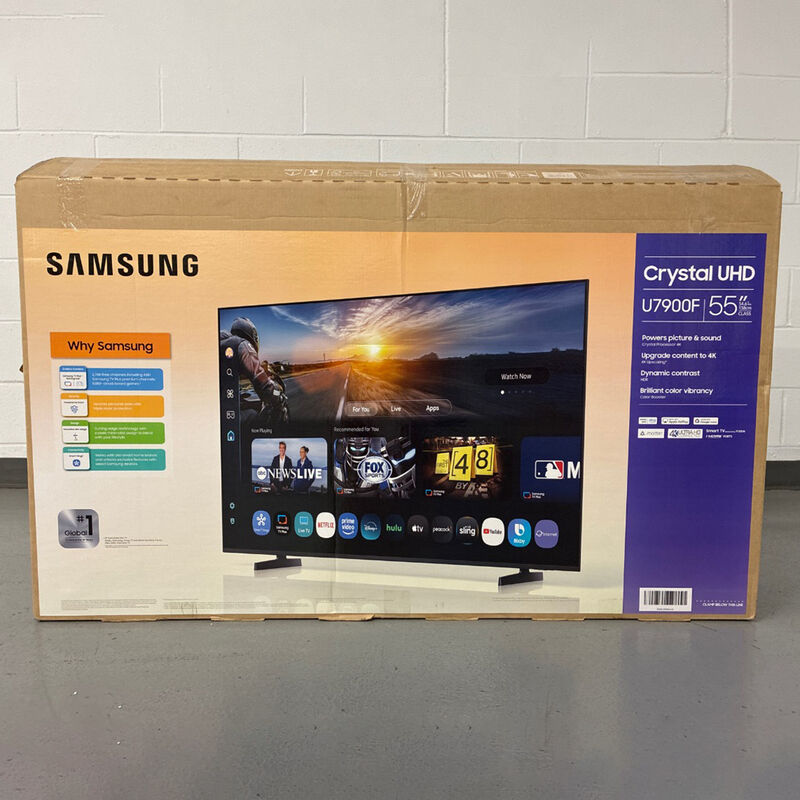 Samsung - 55" Class U7900F LED 4K UHD Smart Tizen TV (Open Box Excellent Condition), , hires