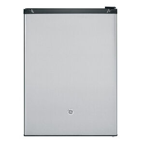GE 24 in. 5.6 cu. ft. Mini Fridge with Freezer Compartment - Stainless Steel, Stainless Steel, hires