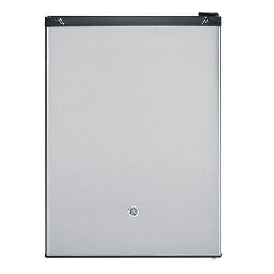 GE 24 in. 5.6 cu. ft. Mini Fridge with Freezer Compartment - Stainless Steel | GCE06GSHSB