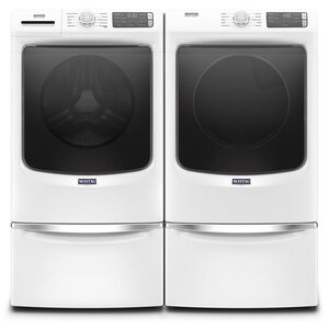 Maytag 27 in. 7.3 cu. ft. Electric Dryer with 10 Dryer Programs, 4 Dry Options, Wrinkle Care & Sensor Dry - White, , hires