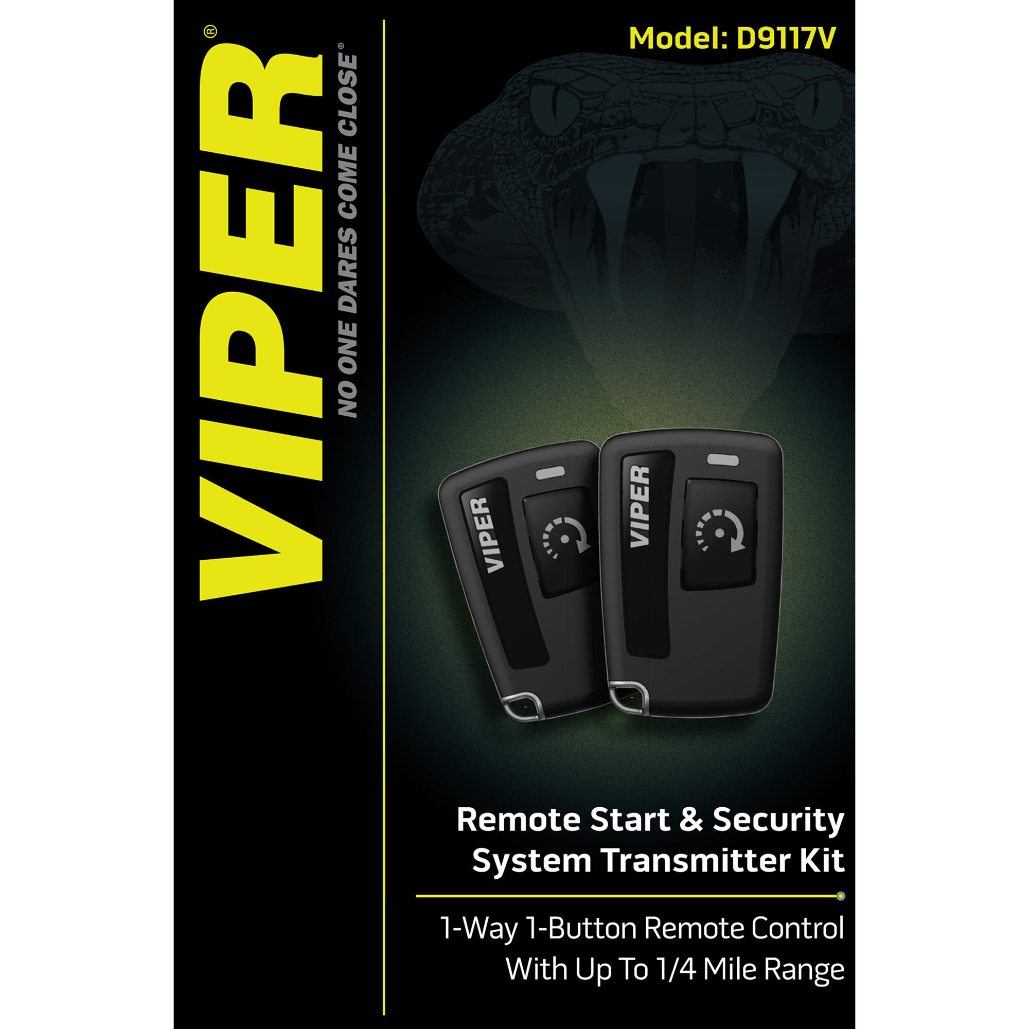 Viper DS4P Add-On 1-Way One-Button Transmitter Kit (Up To 1/4 Mile