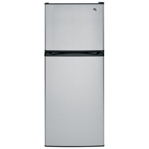 GE 24 in. 11.6 cu. ft. Top Freezer Refrigerator - Stainless Steel, Stainless Steel, hires