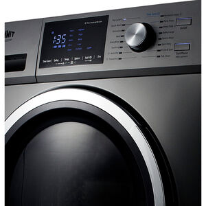Summit 24 in. 2.7 cu. ft. Electric All-in-One Front Load Washer-Dryer Combo with 16 Wash Programs & Wrinkle Care - Platinum, , hires