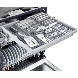 LG 24 in. Front Control Dishwasher with 48 dBa Sound Level, 3rd-Rack, Dynamic Dry & Pocket - PrintProof Stainless Steel, PrintProof Stainless Steel, hires