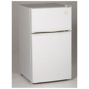 Avanti 19 in. 3.1 cu. ft. Mini Fridge with Freezer Compartment - Stainless  Steel with Black Cabinet