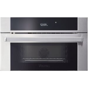 Viking 30 in. Speed Electric Single Wall Oven with True European Convection - Stainless Steel, , hires