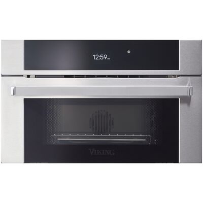 Viking 30 in. Speed Electric Single Wall Oven with True European Convection - Stainless Steel | MVMSP6301SS