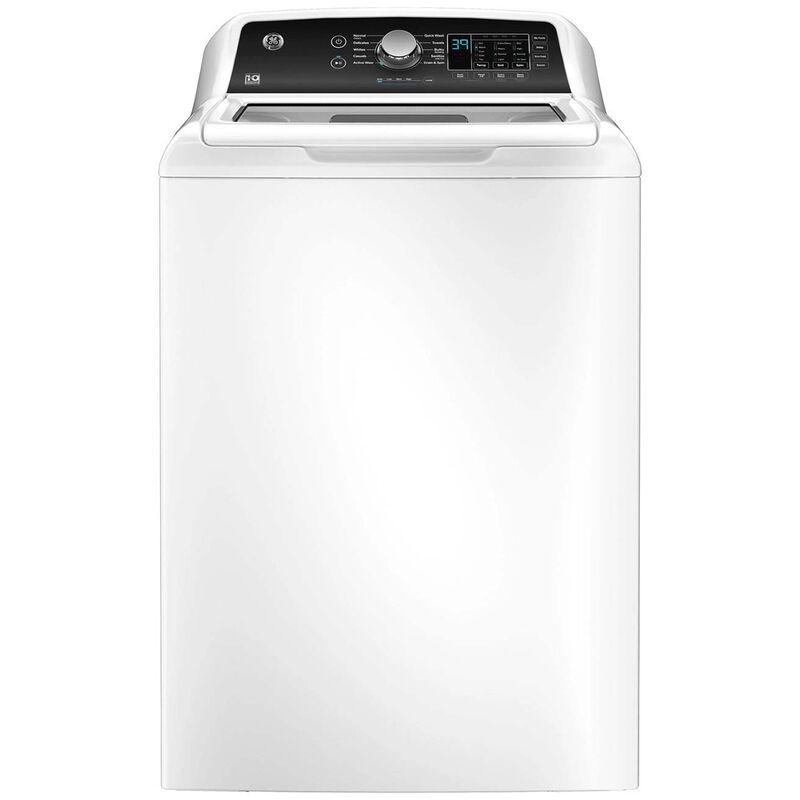 GE 27 in. 4.5 cu. ft. Top Load Washer with Agitator & Sanitize with Oxi - White, , hires