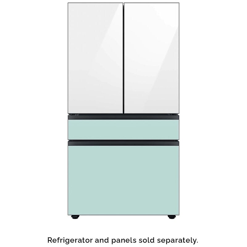 Samsung BESPOKE 4-Door French Door Middle Panel for Refrigerators - Morning Blue Glass, , hires