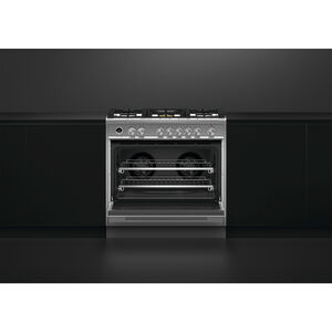 Fisher & Paykel Series 9 36 in. 4.9 cu. ft. True European Convection Dual Fuel Range with 5 Sealed Burners - Stainless Steel, , hires