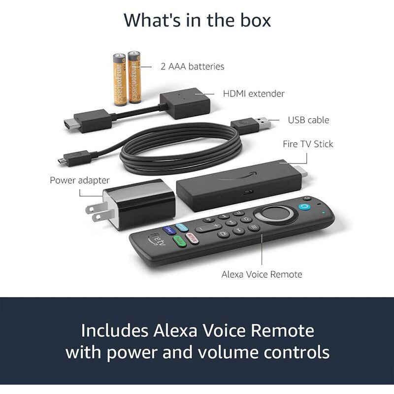 Amazon Fire TV Stick with Alexa Voice Remote (includes TV controls), Dolby Atmos audio - 2020 release, , hires