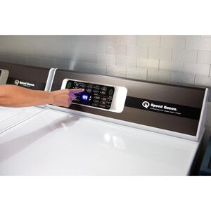 Speed Queen TR7 26 in. 3.2 cu. ft. Top Load Washer with Agitator & Perfect Wash - White, White, hires