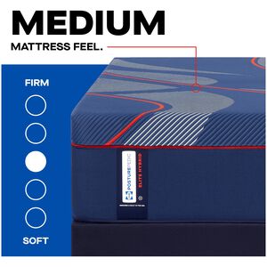 Sealy Albany II Posturepedic Elite Hybrid Medium King Size Mattress, , hires